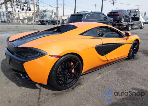 2016 Mclaren 570S z USA, uszkodzony, nr VIN SBM13DAA0GW000430